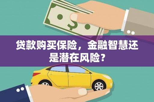 修武贷款购买保险，金融智慧还是潜在风险？