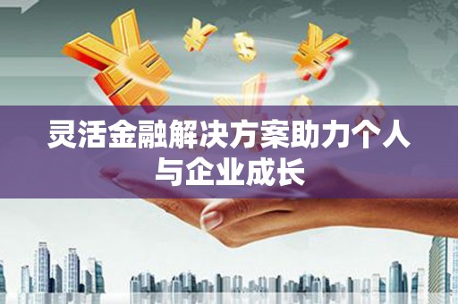 修武灵活金融解决方案助力个人与企业成长