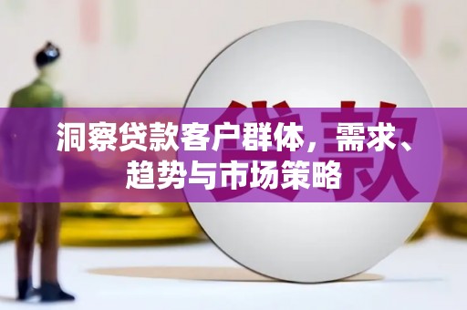 修武洞察贷款客户群体，需求、趋势与市场策略