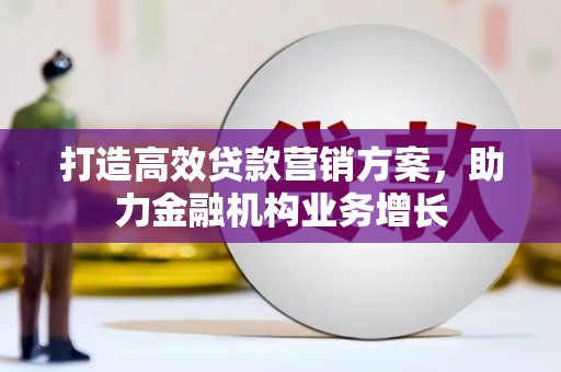 修武打造高效贷款营销方案，助力金融机构业务增长