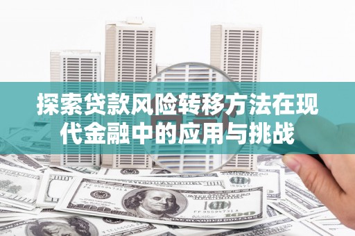 修武探索贷款风险转移方法在现代金融中的应用与挑战