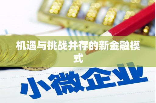 修武机遇与挑战并存的新金融模式