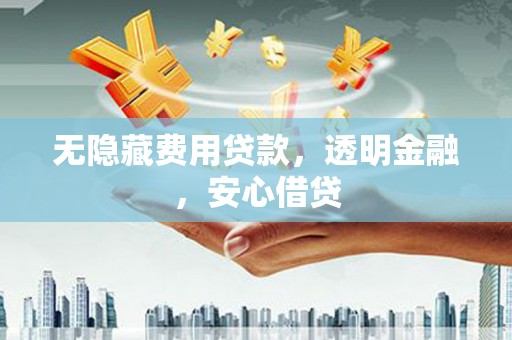 修武无隐藏费用贷款，透明金融，安心借贷