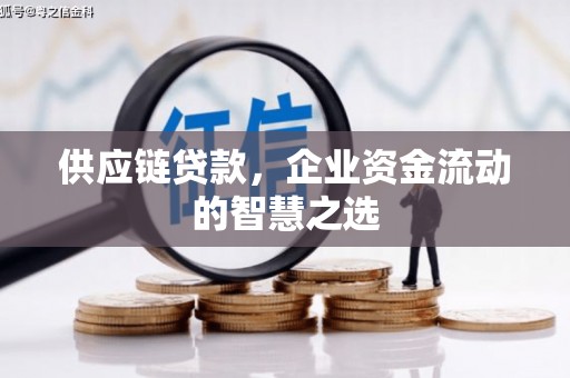 修武供应链贷款，企业资金流动的智慧之选