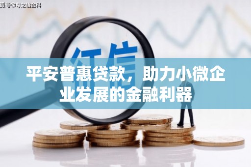 修武平安普惠贷款，助力小微企业发展的金融利器