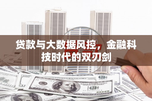 修武贷款与大数据风控，金融科技时代的双刃剑