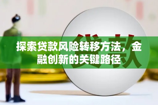 修武探索贷款风险转移方法，金融创新的关键路径