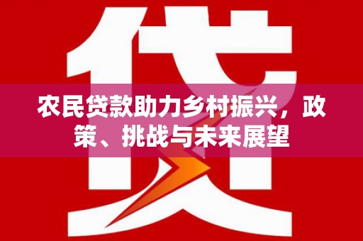 修武农民贷款助力乡村振兴，政策、挑战与未来展望