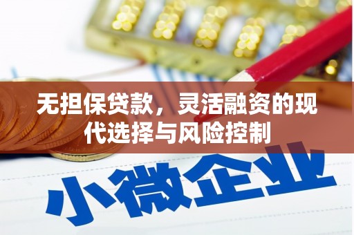 修武无担保贷款，灵活融资的现代选择与风险控制