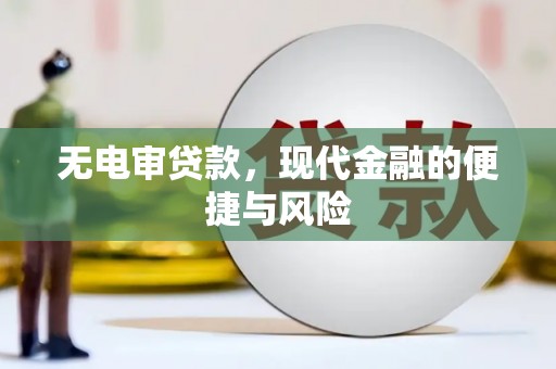 修武无电审贷款，现代金融的便捷与风险
