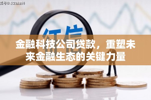 修武金融科技公司贷款，重塑未来金融生态的关键力量