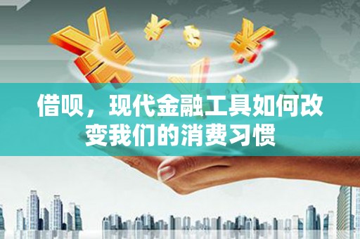 修武借呗，现代金融工具如何改变我们的消费习惯