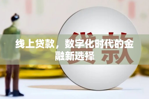修武线上贷款，数字化时代的金融新选择