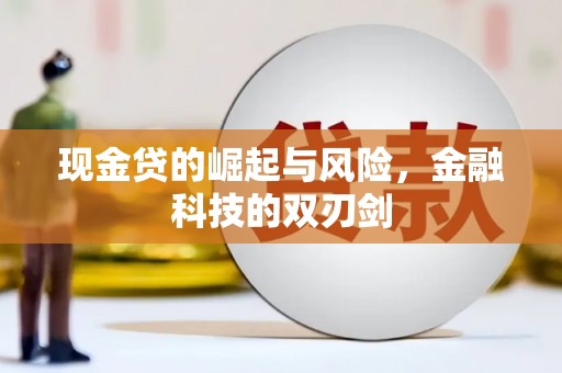 修武现金贷的崛起与风险，金融科技的双刃剑