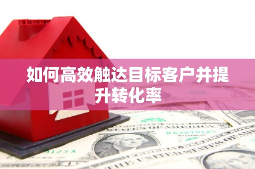 修武如何高效触达目标客户并提升转化率
